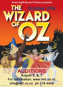 Wizard of Oz - Audition Poster